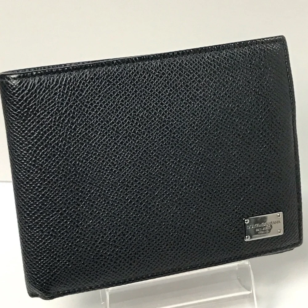 Dolce & Gabbana Leather Bifold Wallet 🖤